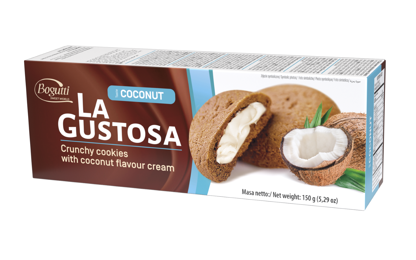 BOGUTTI LA GUSTOSA CRUNCHY CO W COCONUT CREAM 150G